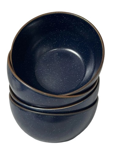 Navy blue speckled - blue, bowls