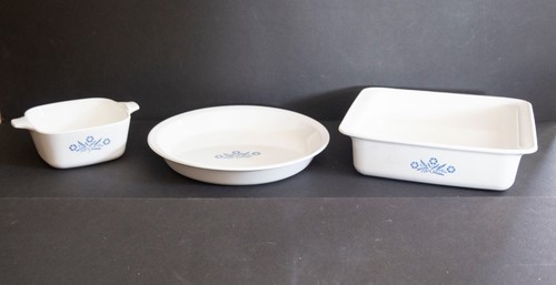 Vtg corning ware - ware, blue
