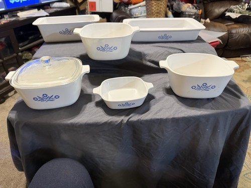 Vintage corning ware blue - vintage,
